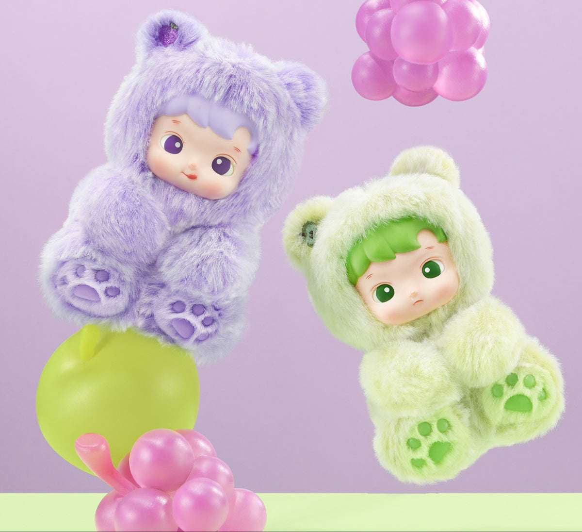HACIPUPU Gummy Bear Series-Vinyl Plush Pendant Blind Box