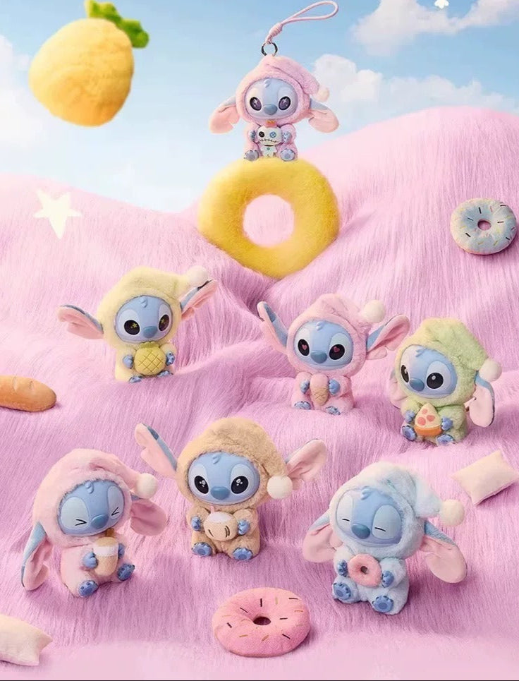 Stltch Eat Something Before Sleep Series Vinly Plush Dolls, Blind Box