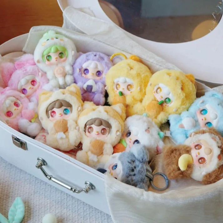 Yooki V10 Hug Gourmet Restaurant Mini Pendant Plush Dolls, Blind Box