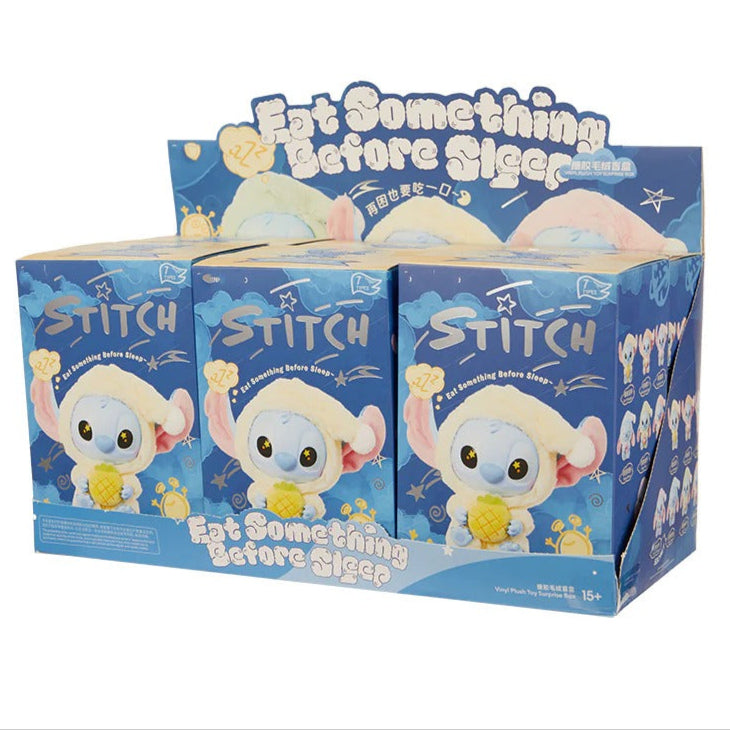 Stltch Eat Something Before Sleep Series Vinly Plush Dolls, Blind Box