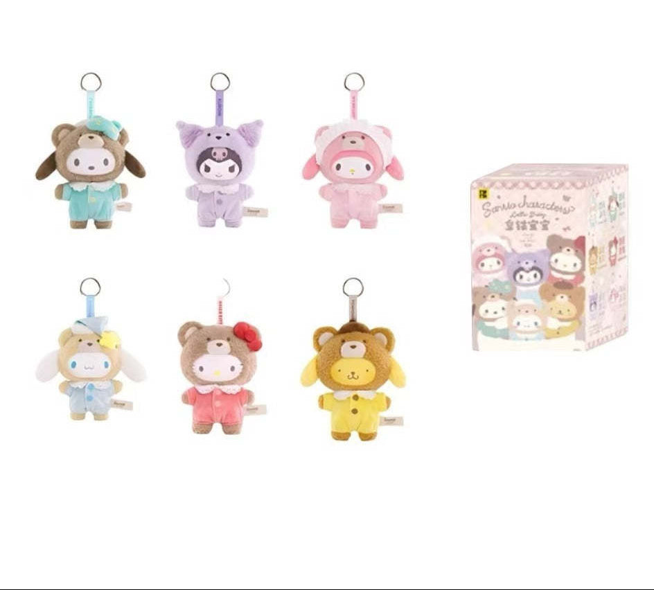 【Sale】SANRI0 Latte Baby Series Plush Dolls, Blind Box