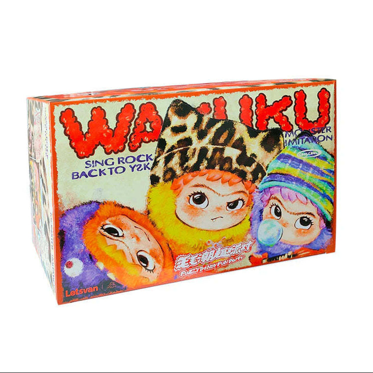WAKUKU Fuzzy Trendy Fun Party Series Plush Dolls, Blind Box (PRE-ORDER)