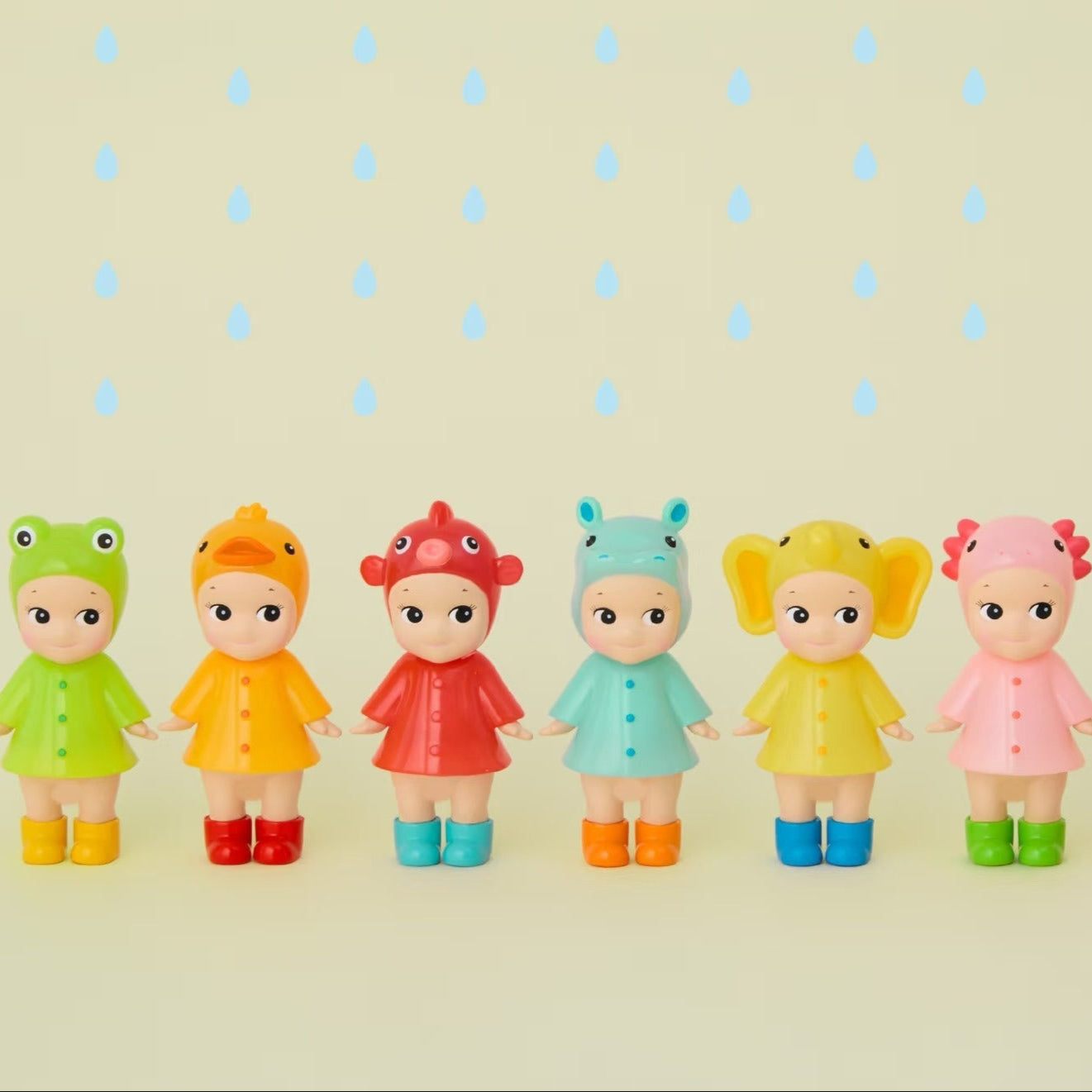 Sonny Angel I LOVE RAINY DAY Series Figures, Blind Box