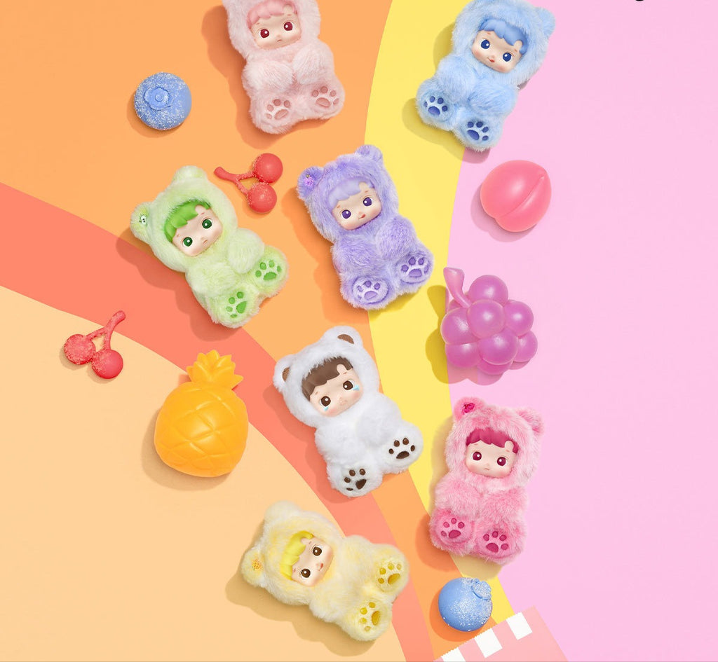 HACIPUPU Gummy Bear Series-Vinyl Plush Pendant Blind Box
