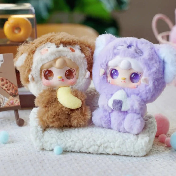Yooki V10 Hug Gourmet Restaurant Mini Pendant Plush Dolls, Blind Box