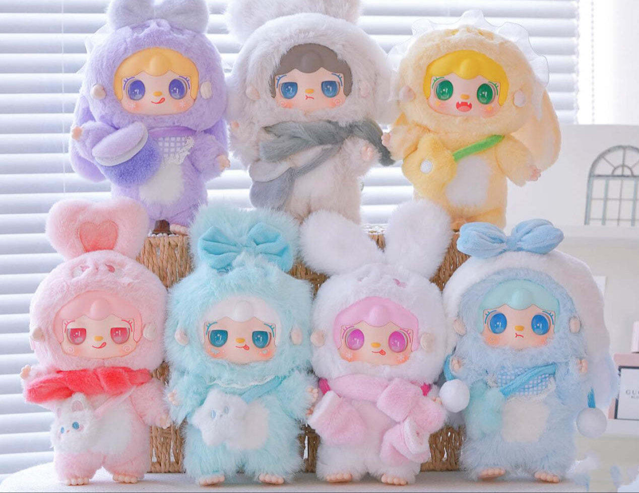 Yooki V3 Warm Bunny Series Plush Dolls, Blind Box