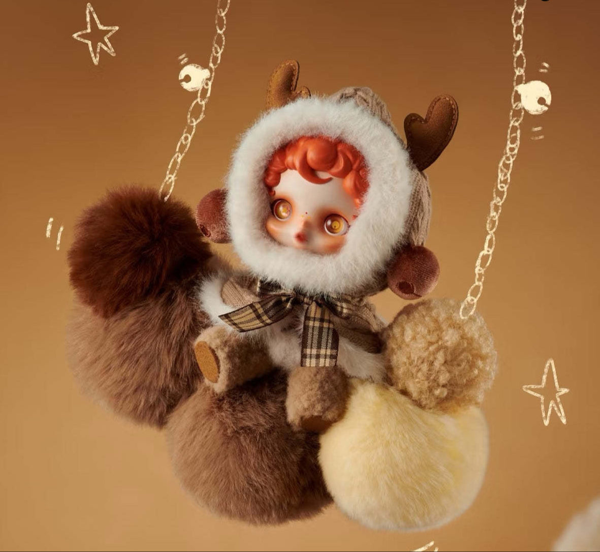 SKULLPANDA Winter Symphony Series Plush Dolls, Blind Box