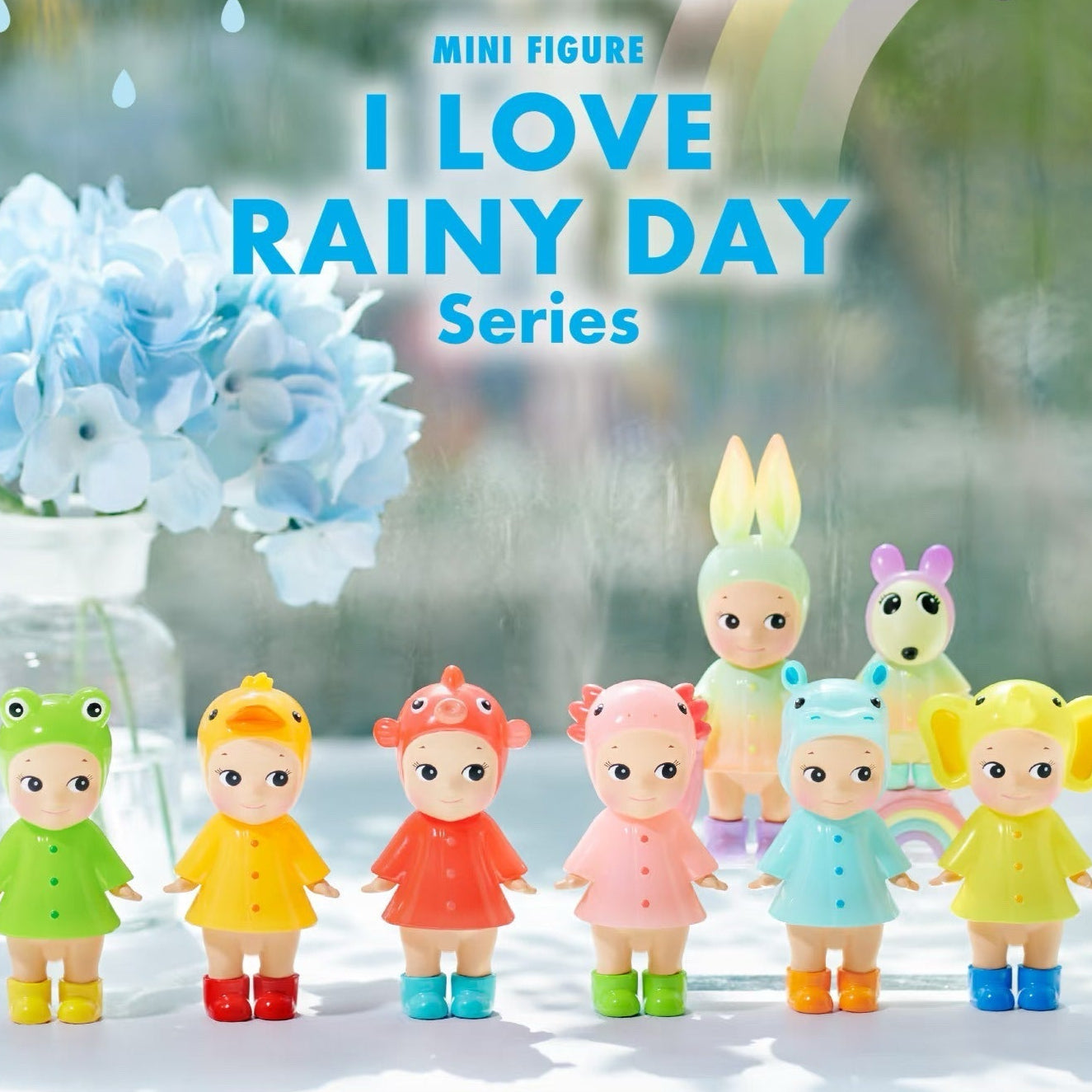 Sonny Angel I LOVE RAINY DAY Series Figures, Blind Box