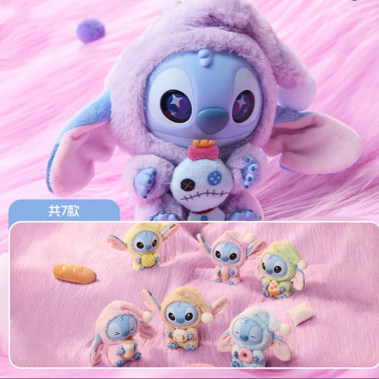 Stltch Eat Something Before Sleep Series Vinly Plush Dolls, Blind Box