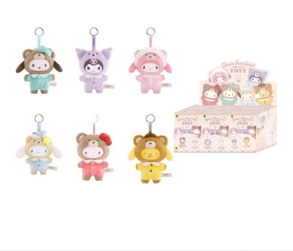 【Sale】SANRI0 Latte Baby Series Plush Dolls, Blind Box